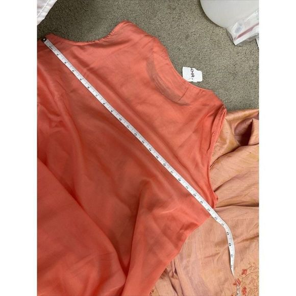 Nwot Kashkha Versatile style two-piece jalabiya Indian wedding outfit orange - Picture 9 of 10